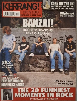 Kerrang Magazine (Sep 21, 2002) Disturbed/Lacuna Coil/Puddle of Mudd/Casey Chaos - Image 1 of 3