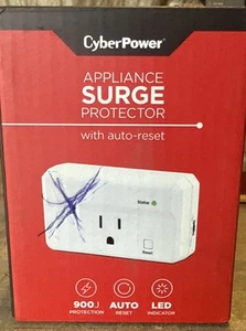 Protector contra sobretensiones CyberPower Essential blanco 15A CSP100R - Imagen 1 de 2