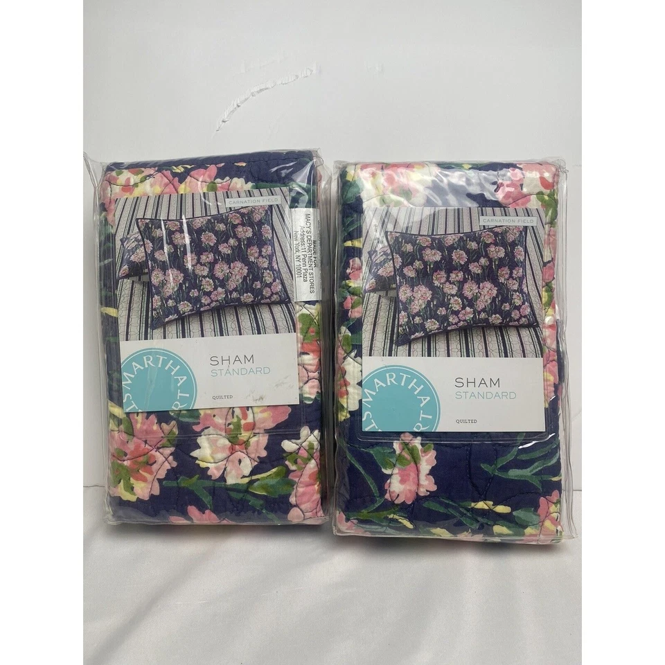 Martha Stewart Collection Standard Quilted Sham Carnation Field