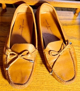 Mercanti Fiorentini Damen 9M Leder Fahrmokassins/Halbschuhe, hergestellt in Brasilien, gebraucht, in einwandfreiem Zustand - Bild 1 von 9