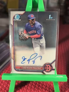 2022 Bowman Chrome Prospect Auto Eddinson Paulino #CPA-EP Auto - Bild 1 von 4