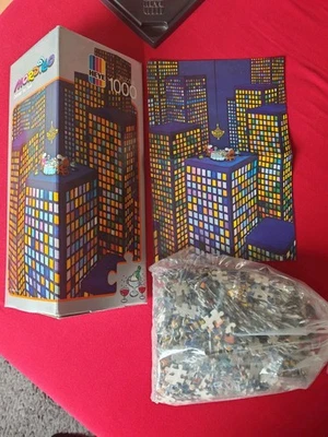 Heye Jigsaw Puzzle Mordillo "Dinner for Two" 8764, 1000 Pieces, Complete, Rare  - Image 1 of 4