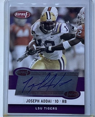 2006 SAGE Aspire - Autographs Joseph Addai #13A (AU, RC) - Image 1 of 2