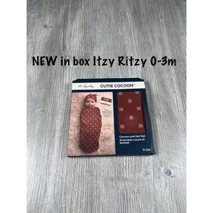 NUEVO Itzy Ritzy 0-3 meses Cocoon / Juego de sombrero  - Imagen 1 de 1