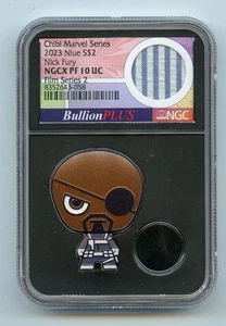 Bullion Plus 2023 Niue Chibi Marvel Nick Fury NGCX PF10 UC - Picture 1 of 4