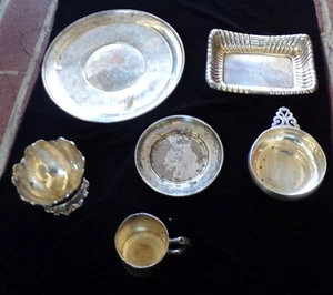 VINTAGE STERLINGSILBER KONVOLUT - 601 Gramm / 21 Unzen - Bild 1 von 23