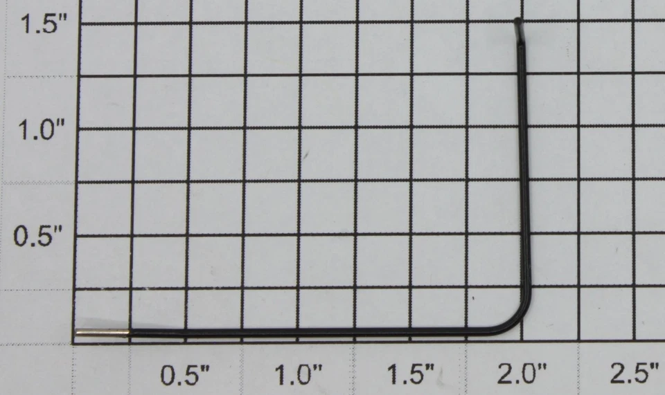 Lionel 8301-39 Short Black Right Hand Handrail - Image 1 of 1