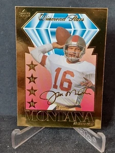 49ERS JOE MONTANA 1995 UPPER DECK DIAMOND STARS 23 KARAT GOLD SERIAL #: 04272 - Picture 1 of 2