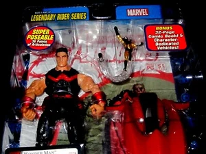FIGURA DE ACCIÓN TOYBIZ 6" MARVEL LEGENDS WONDERMAN LEGENDARY RIDER SERIES 2005 - Imagen 1 de 4