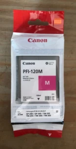 Tinta Original Canon - PFI-120 MAGENTA / GP-200 GP-300 TM-200 TM-205 (IVA INCLUIDO) 2027 - Imagen 1 de 1