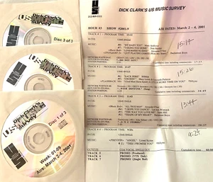 3/2/01 DICK CLARK US MUSIC SURVEY BACKSTREET BOYS SPOTLIGHT/5 HITS/INTERVIEWS - Picture 1 of 3