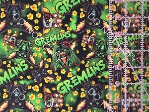 Custom 100% Cotton Woven Fabric Gremlins Movie By the 1/4 yard 9x56 - Bild 1 von 2