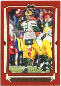 2019 Panini Legacy Red Aaron Rodgers #059/299 *GREEN BAY PACKERS* - Picture 1 of 1