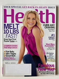 KRISTEN BELL January February 2010 HEALTH MAGAZINE Get Back In Shape Issue - Imagen 1 de 9