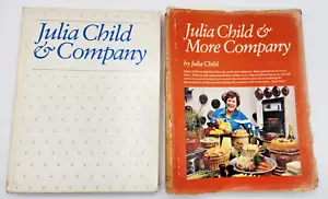 Lot of Two 1979 Julia Child Company and More Company Hardcover Cookbooks - Imagen 1 de 15