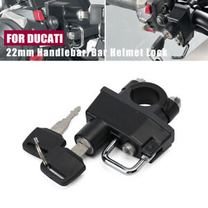 22mm Handlebar/Bar Helmet Lock For Ducati Monster 400 600 620 659 695 696 S4 916