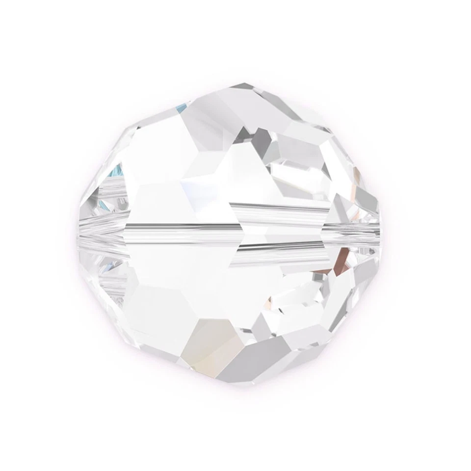 6 #5000 Swarovski Austrian Crystal Beads - Crystal - 8mm Faceted Round (6 pcs) - Image 1 of 1
