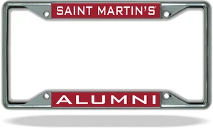 Saint Martin's ALUMNI License Plate Frame - Picture 1 of 1