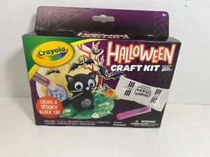 Crayola Halloween Craft Kit, Model Magic: Create A Spooky Black Cat, Art Crafts - Picture 1 of 3