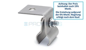 Profiness Falzklemme / Rundfalzklemme für Rundfalz / Kalzip aus Edelstahl A2