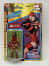 2021 Damaged  Marvel Legends Retro Collection Elektra 3.75  Action Figure Kenner