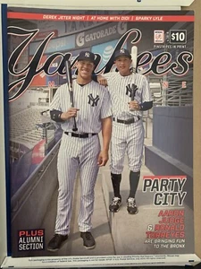NY YANKEES AARON JUDICE PROGRAMMA GIUGNO 2017 MLB BASEBALL TORREYES JETER NIGHT - Foto 1 di 2