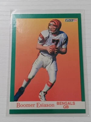 1991 Fleer Boomer Esiason #19 Cincinnati Bengals - Image 1 of 2