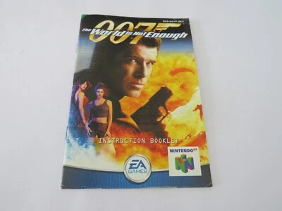 007 The World is Not Enough Manual - Nintendo 64 N64 - Image 1 of 2