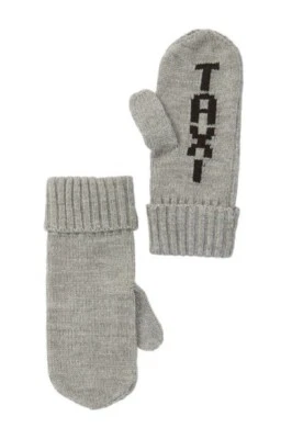 Guantes de punto grises KATE SPADE New York para mujer KS1001124 TAXI talla única  Foto 1 de 3