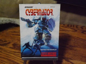 Cybernator (SNES Super Nintendo 1992) Instruction Manual Only - Picture 1 of 13