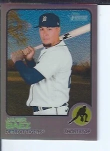 Javier Baez 2022 Topps Heritage Hi. Numbers Silver Chrome Refractor #ed / 373 - Picture 1 of 1