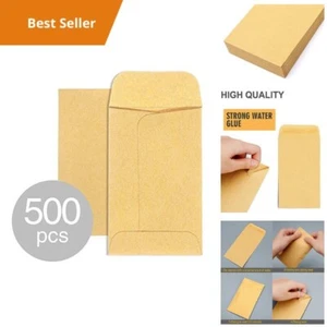 500PCS Small Brown Kraft Paper Envelopes 2.25x3.5" Coins Seeds Storage Organizer - Picture 1 of 7