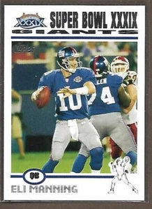2005 Topps Super Bowl XXXIX~~#6 ELI MANNING~~Giants~~MINT - Picture 1 of 2