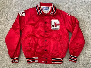 Vintage Arizona Cardinals Satin Stahl-Urban NFL Licensed Jacket - Budweiser - Picture 1 of 20