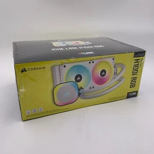 CORSAIR iCUE Link H100i RGB Liquid CPU Cooler White CW-9061005-WW - Bild 1 von 3