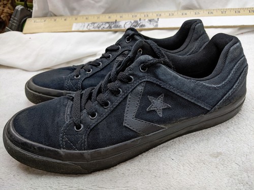 Converse Cons El Distrito donna 9 5 uomo 8 nero tela skate basso versatile