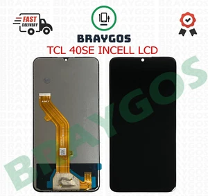 Do TCL 40SE T610K T610P 6,75" Wyświetlacz LCD Montaż Ekran dotykowy Digitizer Czarny - Zdjęcie 1 z 4