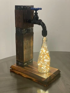 The "Faucet" table lamp Rustic Industrial - Picture 1 of 9