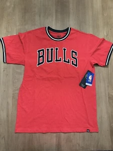 CHICAGO BULLS Men's Paxton Tee Shirt Medium Licensed Ringer New NWT NBA - Picture 1 of 9