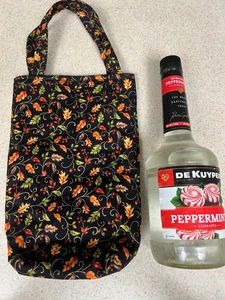 Wine / Bottle Tote Bag - Fall Leaves - Halloween & Thanksgiving - Free Shipping - Picture 1 of 1