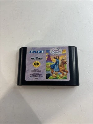 Disney's Beauty and the Beast: Belle's Quest (Sega Genesis, 1993) Game Only  - Image 1 of 4