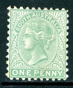 South Australia 1878 Queen Victoria 1p Green P10 SG #167a Mint X912 - Picture 1 of 6