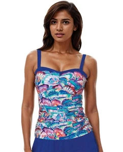Profile By Gottex d-cup underwire tankini top size 32D - Picture 1 of 4