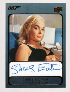 SHIRLEY EATON AS JILL MASTERSON 2020 JAMES BOND 007 VILLAINS & HENCHMEN AUTO - Picture 1 of 2
