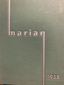 Marian 1958 Holy Family Girls High School Yearbook Glendale CA B&W Local Biz Ads - Picture 1 of 11