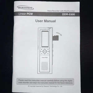 Diasonic Linear PCM Voice Recorder DDR-5300-2GB - Picture 1 of 9