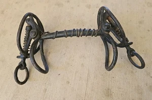 ANTIQUE IRON SPRING HARNESS HORSE  - Picture 1 of 10