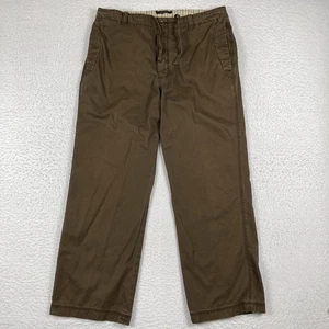 Banana Republic Pants Mens 35x30 Brown Vintage Workwear Travel Office Preppy - Picture 1 of 12