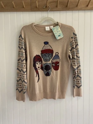 Disney Marvel Navidad Feo Suéter Hulk Batman Spider-Man Rojo Tostado Niños L Nuevo con Etiquetas Foto 1 de 4