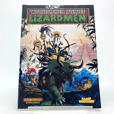 Lizardmen Rulebook - 4th Edition - Warhammer Fantasy Games Workshop M1981 - Image 1 of 3